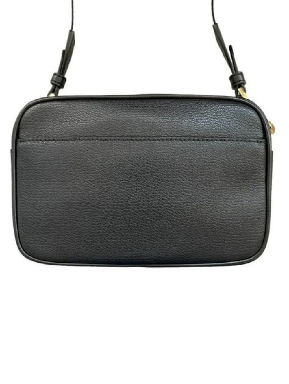 Michael Kors Black Leather Jet Set Crossbody Purse